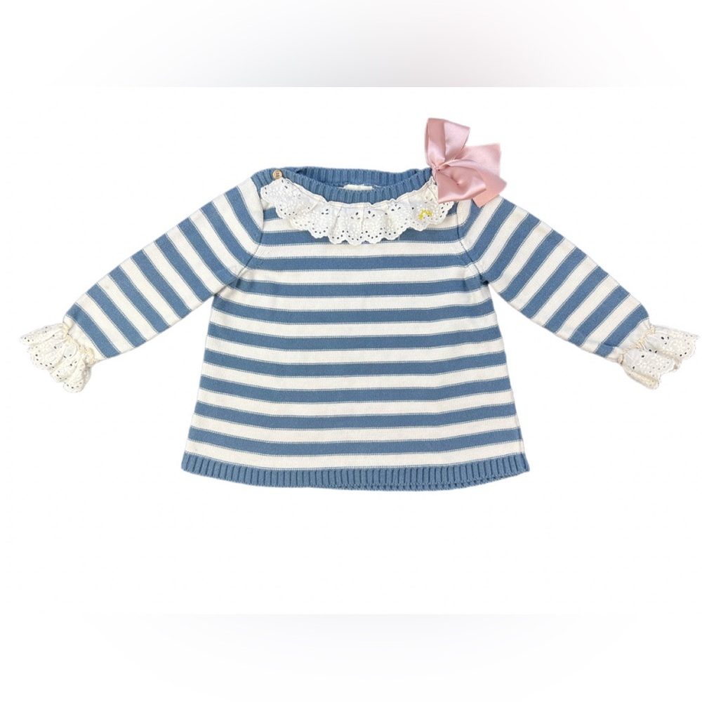 NANOS Knit Striped Sweater - 4Y